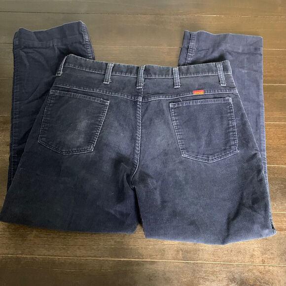 Vintage Rustler Jeans Mens 36x30 Corduroy Regular Fit Straight Leg Made In USA - Picture 3 of 16